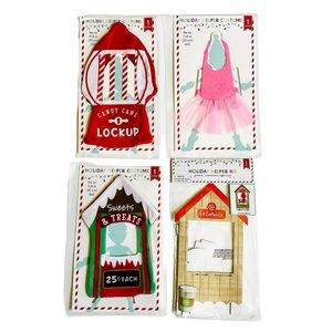 Target Bullseyes Holiday Helper Costumes Set of 4 Elf Shelf